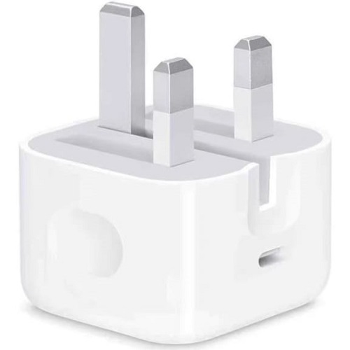 شاحن آبل  20 واط + كيبل USB-C إلى Lightning بطول 1 متر – متوافق مع جميع أجهزة iPhone و iPad 