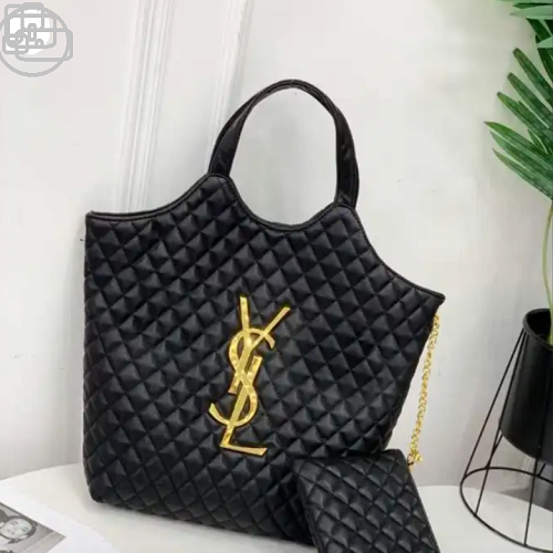 حقيبة سان لوران ايفنت  Yves Saint Laurent..حقيبة كتف ومحفظة نسائية فاخرة — تصميم مبطن جلد صناعي هاي كوالتي مستوحى من Saint Laurent، لمسات معدنية ذهبية، حقيبة داخلية بسحاب، تصميم أنيق عملي يومي