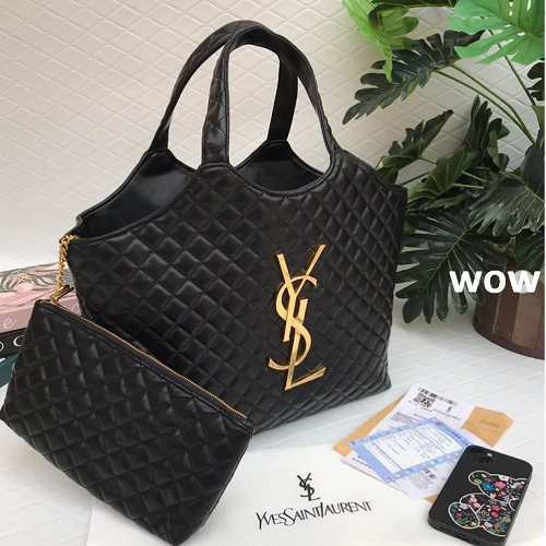 حقيبة سان لوران ايفنت  Yves Saint Laurent..حقيبة كتف ومحفظة نسائية فاخرة — تصميم مبطن جلد صناعي هاي كوالتي مستوحى من Saint Laurent، لمسات معدنية ذهبية، حقيبة داخلية بسحاب، تصميم أنيق عملي يومي