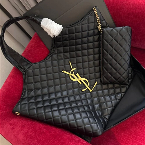 حقيبة سان لوران ايفنت  Yves Saint Laurent..حقيبة كتف ومحفظة نسائية فاخرة — تصميم مبطن جلد صناعي هاي كوالتي مستوحى من Saint Laurent، لمسات معدنية ذهبية، حقيبة داخلية بسحاب، تصميم أنيق عملي يومي